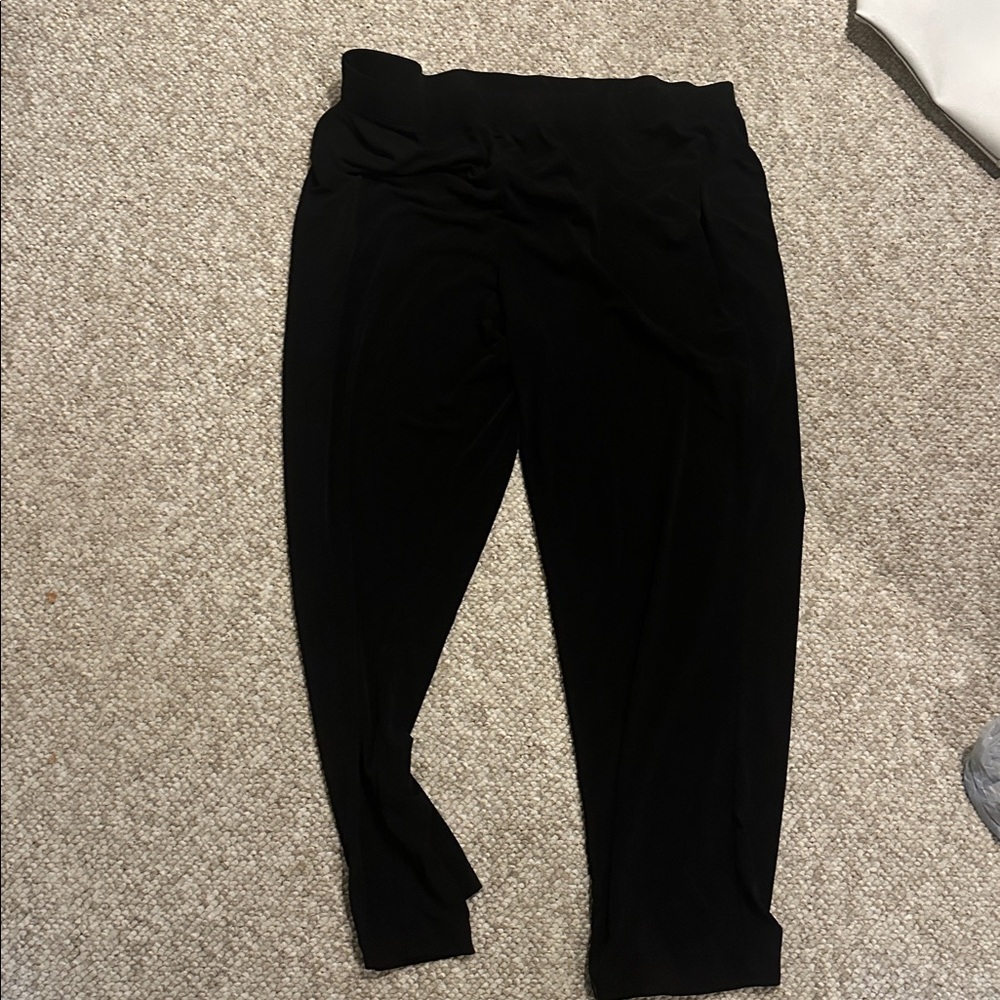 Susan Graver Black Essentials liquid knit Pants